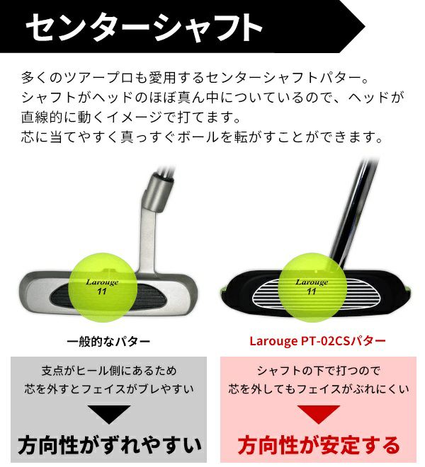 Amazon.co.jp: 【右用/極太グリップ装着】ラルージュ Larouge PT