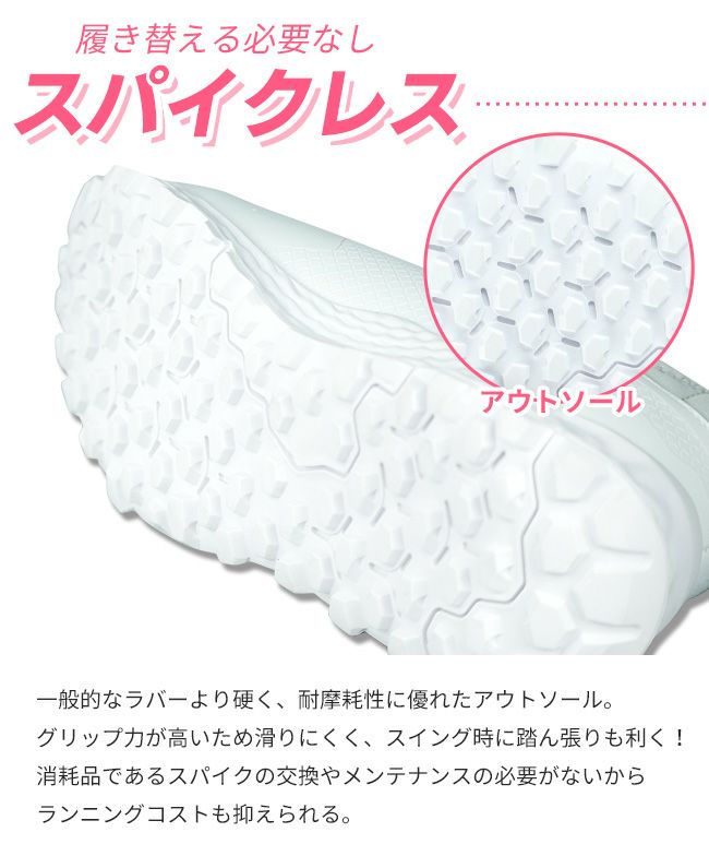 NEW LAROUGE レディース スパイクレスゴルフシューズLASL32-1 NEW LAROUGE レディース スパイクレスゴルフシューズLASL32-1