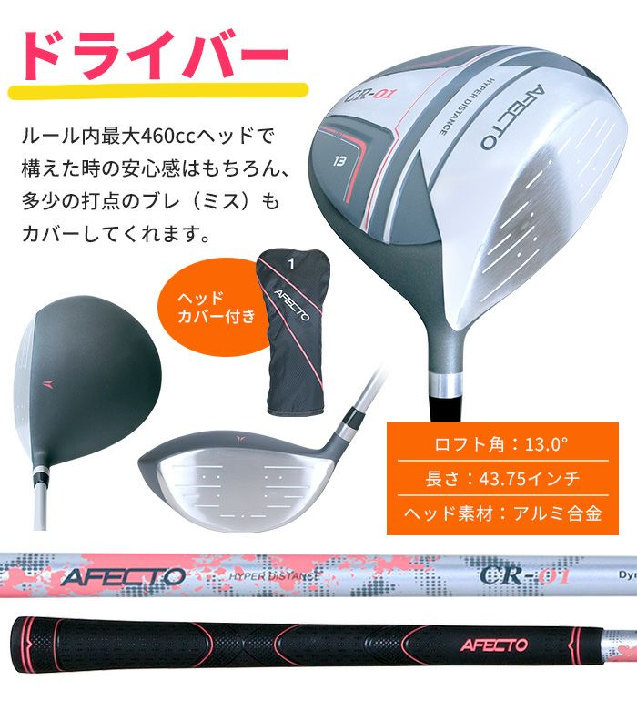 TaylorMade レディース ウッドクラブセット 4本 キメる