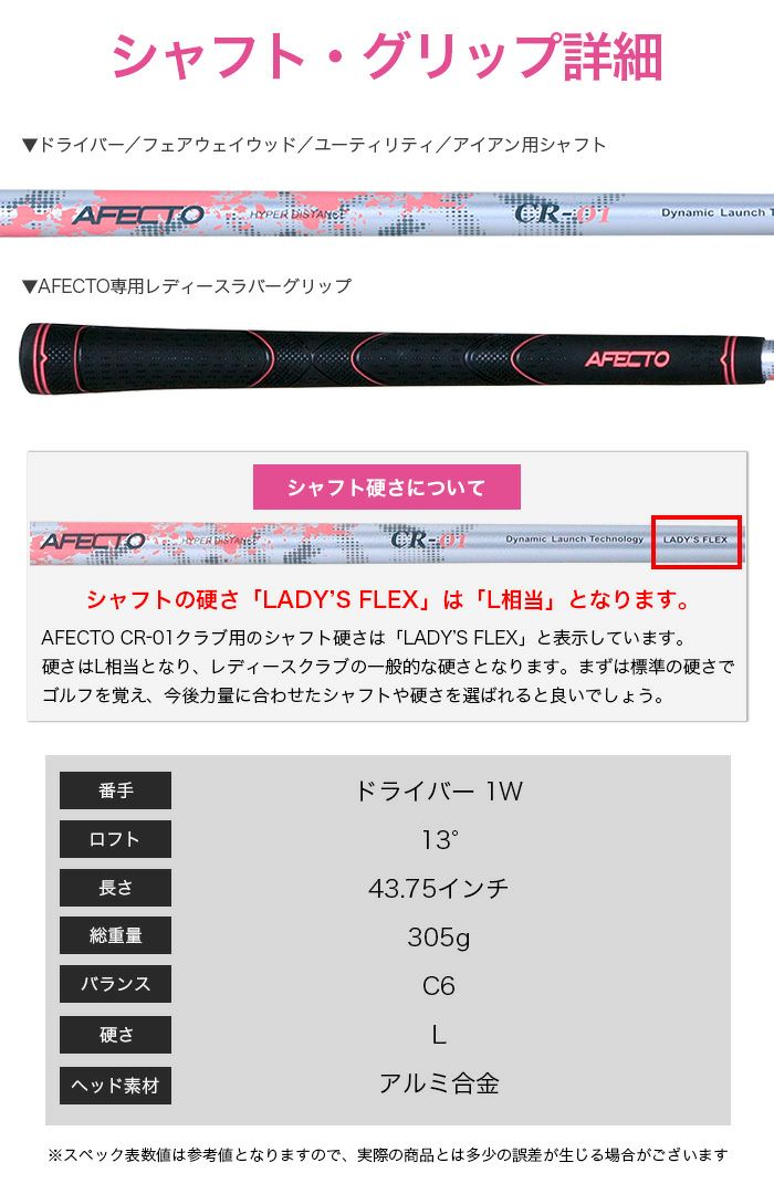 ADC@プロフィール必読 右用】【左用】【レディース】コスパ抜群!やさしく飛ばす